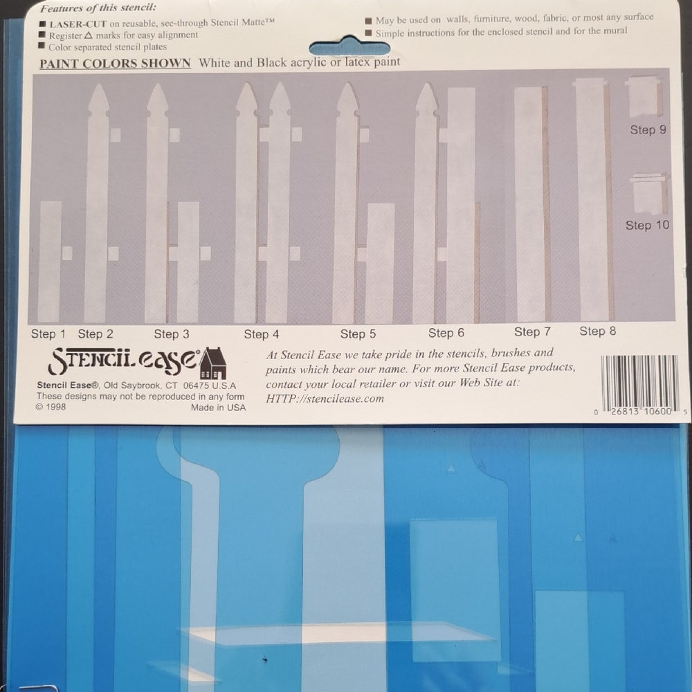 Blue Arrow Stencil for Creative Parties